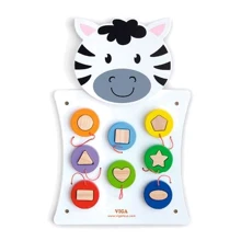 Бізіборд Viga Toys Зебра з фігурками (50681FSC): Тип бизиборд