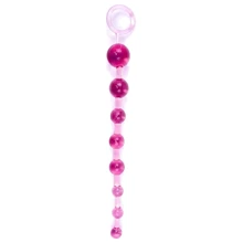 Анальные бусы Jelly Anal Beads Pink, SKN-ANL033 Pink: Для кого Унисекс