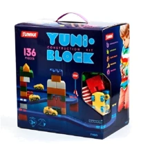 Конструктор дитячий Юніка YUNI-BLOK 136 деталей (71450): Виробник Юніка
