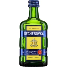 Ликерная настойка на травах Becherovka 0.05л 38% (STA85916623): Объем, л 0.05