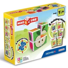 Магнітні кубики Geomag Magicube Animal Fruit Фрукти (131): Тип кубики