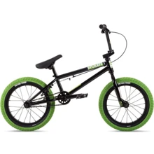 Велосипед Stolen AGENT 16.25 "2021 16" BLACK W / NEON GREEN TIRES (SKD-82-32): Матеріал рами сталь