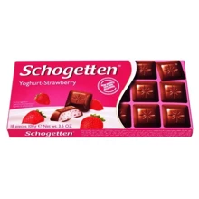 Шоколад Schogetten Yoghurt-Strawberry 100 г (DL4998): Вага, г 100