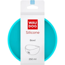 Миска WAUDOG Silicone 250 мл голубой (50812): Тип Миски