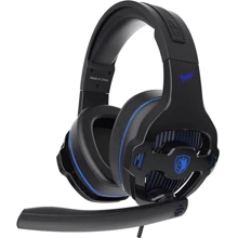 Наушники Sades SA-726 Ppower Black/Blue (sa726blj): Тип конструкции полноразмерные