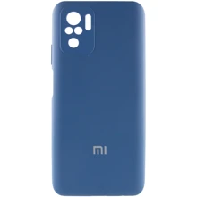 Чехол для телефонов Mobile Case Silicone Cover Shield Camera Navy Blue for Xiaomi Redmi Note 10 / Note 10s: Совместимость Xiaomi Redmi Note 10 / Note 10s