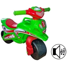 Толокар Doloni Toys мотоцикл музичний, зелений (0139/5): Виробник DOLONI TOYS