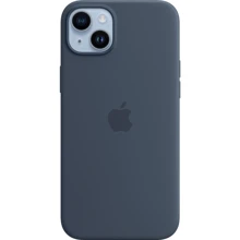 Чехол для iPhone Apple iPhone 14 Plus Silicone Case with MagSafe - Storm Blue (MW503ZE/A): Цвет синий