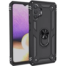 Чехол для телефонов Mobile Case Shockproof Serge Magnetic Ring Black for Samsung A725 Galaxy A72 / A726 Galaxy A72 5G: Совместимость Samsung A725 Galaxy A72 / A726 Galaxy A72 5G
