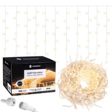 Гирлянда бахрома уличная (наружная) Springos 12 м 300 LED CL301 Warm White: Тип Бахрома