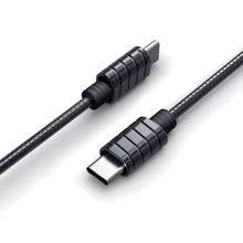 Кабель iWALK Cable USB-C to USB-C Twister Steel СС Black (CST016CC): Тип USB-C - USB-C