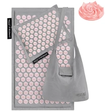 Коврик акупунктурный с подушкой 4FIZJO Eco Mat 68x42 см розовый (4FJ0228): undefined undefined