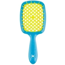 Расческа Janeke Small Superbrush светло-синий с желтым: Производитель Janeke