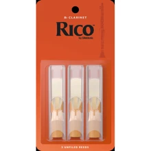 Трости для кларнета Bb D'ADDARIO Rico - Bb Clarinet #1.5 - 3 Pack: Производитель RICO