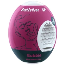 Самосмазывающийся мастурбатор-яйцо Satisfyer Egg Bubble (одноразовый, не требует смазки): Для кого Для мужчин