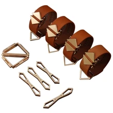 Набор для связывания LOCKINK Hogtie Set - Brown: Производитель LOCKINK