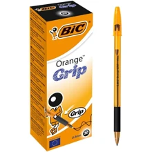 Набор шариковых ручек BIC Orange Grip Чёрный 0.8 мм 20 шт (3086123009011): Тип Шариковые