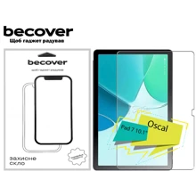 Аксессуар для планшетных ПК BeCover Tempered Glass Clear for Oscal Pad 7 (713040): Цвет прозрачный