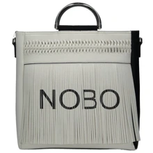 Жіноча сумка тоут Nobo чорно-біла (NBAG-G4210-C000-1): Стать жіночий