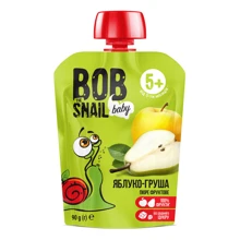 Пюре Bob Snail Яблоко-груша 90 г: Вид Фруктовое