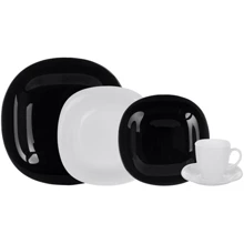 Столовый сервиз Luminarc Carine Black/White из 30 предметов (N1500)			: Количество персон 6