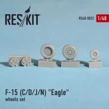 Смоляні колеса RESKIT для літака F-15 (C/D/J/N) Eagle RS48-0022: Виробник RESKIT
