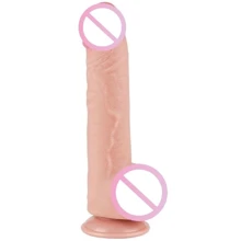 Фаллоимитатор LoveToy Sliding-Skin Dual Layer Dong 9.5" Flesh: Назначение Вагинальные