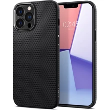 Чехол для iPhone Spigen Liquid Air Matte Black (ACS03258) for iPhone 13 Pro: Цвет черный