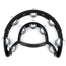 Тамбурин MAXTONE 818N/P Power-2 Tambourine w/Protecting Trim (Black): undefined undefined