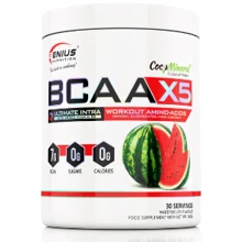 Аминокислота для спорта Genius Nutrition BCAA-X5 360 g / 30 servings / Watermelon: Вкус Арбуз