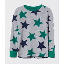 Пижамный лонгслив H&M 5910418 110 см серый: Тип Пижамы