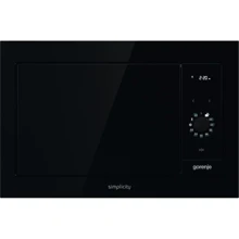 Встраиваемая микроволновая печь Gorenje BM235G1SYB: Цвет черный