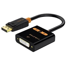 Кабель и переходник Сabletime DisplayPort - DVI (M/F), 0.2 м, Black (CP24B): Тип адаптер
