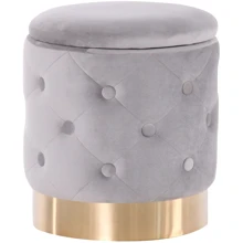 Пуф AMF Little Janett Grey / Golden Chrom (547495): Производитель AMF