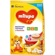 Milupa каша молочная 210 г гречневая с бананом от 6 мес.: Тип Каши молочные