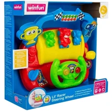 Интерактивный руль WinFun с музыкой и световыми эффектами (0621-NL): Возраст от 1 года