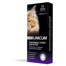Таблетки для котов Unicum premium Празимакс Плюс Антигельминтные с океанической рыбой 24 шт. (UN-062): undefined undefined