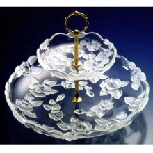 Конфетница Етажерка Walther Glas Georgina Satin 0478 WG (260 мм): Тип Этажерка 2-ярусная