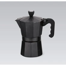 Гейзерная кофеварка Maestro на 6 чашек 300 мл (MR-1666-6-BLACK): Цвет черный