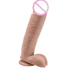 Реалистичный фаллоимитатор с мошонкой и присоской Get Real ToyJoy, 22x6 см: Назначение Вагинальные
