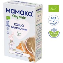 Каша безмолочная Мамако Organic спельтовая 200 г (1105564): Тип Каши молочные