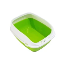 Туалет для кошек Beta Plus Mini Green с рамкой 43х31х16 (8022967065313): Вид Открытый