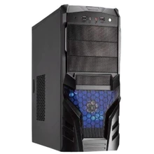 Корпус Casecom CJ-171 400W-120mm ATX Blue LED, Black: Форм-фактор материнской платы ATX/MicroATX