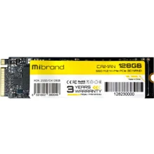 Mibrand Caiman 128 GB (MIM.2SSD/CA128GB): Тип накопителя внутренний