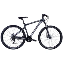 Велосипед Discovery 29" TREK 2024 сіро-червоний (OPS-DIS-29-161): Матеріал рами Сталь