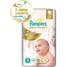 Подгузники Pampers Premium Care Midi (4-9 кг) Эконом 60шт (4015400274780): Тип Подгузники