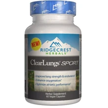 RidgeCrest Herbals, Clear Lungs Sport, 60 Vegan Capsules (RCH138): Форма выпуска Капсулы