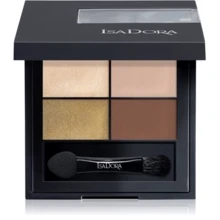 IsaDora Eye Shadow Quartet № 05 Rose Glam Тени для век компактные 7.2 g: Вид Палетки теней