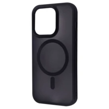 Чехол для iPhone WAVE Matte Insane Case with MagSafe Black for iPhone 13 Pro Max: Цвет черный