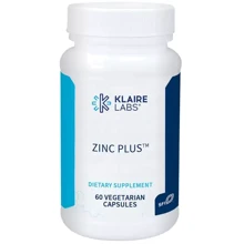 Klaire Labs Zinc Plus Цинк плюс 60 капсул: Тип Цинк